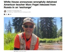 一名在俄扣押美国公民被释放 美方声明:“俄方